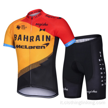 Camicia da ciclismo su strada per mountain bike a manica corta